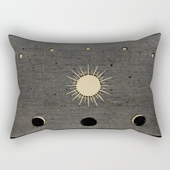 Moon Phases Rectangular Pillow Gallery Image 1