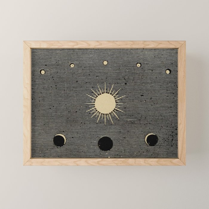 Moon Phases Mini Art Print Gallery Image 1