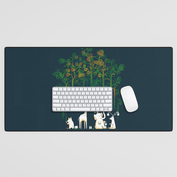 Re-paint the Forest Desk Mat Gallery Image 1