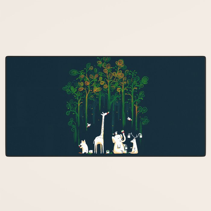 Re-paint the Forest Desk Mat Gallery Image 3