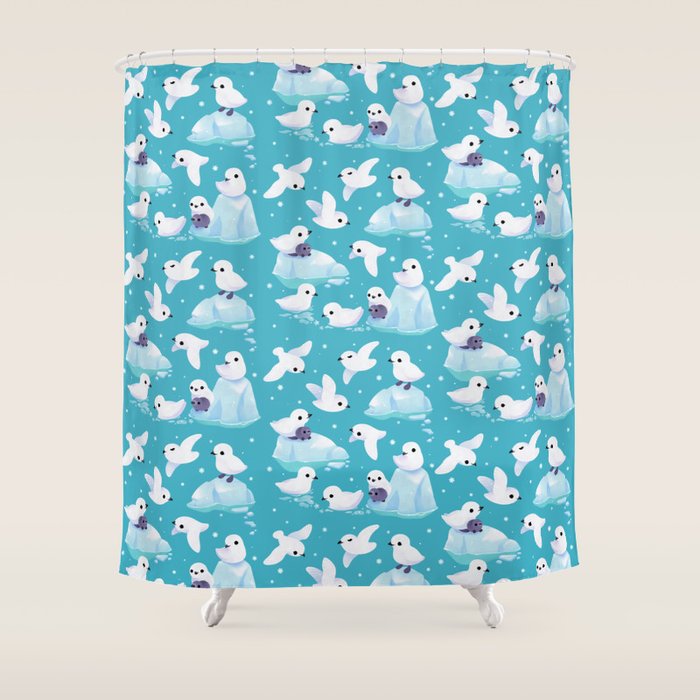 Snow petrel Shower Curtain Gallery Image 1