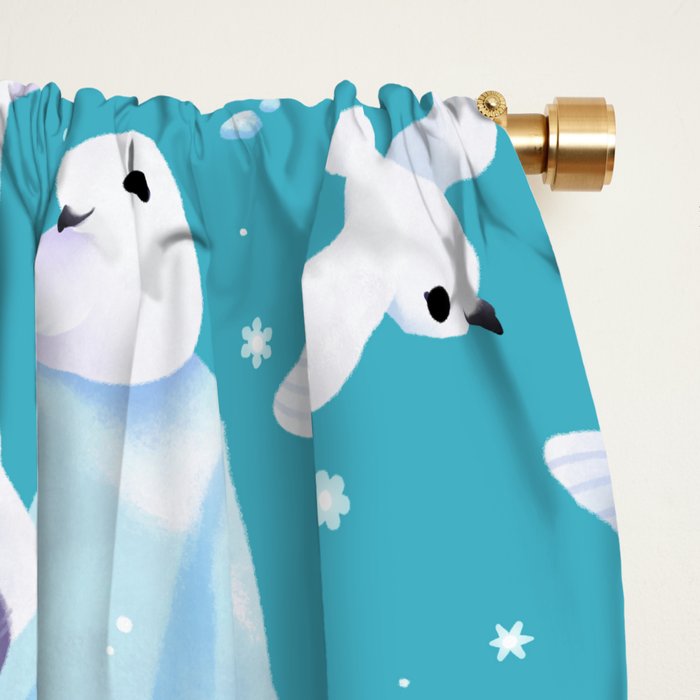 Snow petrel Window Curtain Gallery Image 2