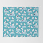 Snow petrel Throw Blanket Gallery Image 2