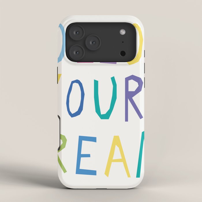 Follow your dreams hand-lettering iPhone Case Gallery Image 4