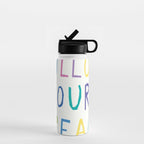 Follow your dreams hand-lettering Water Bottle Gallery Image 1