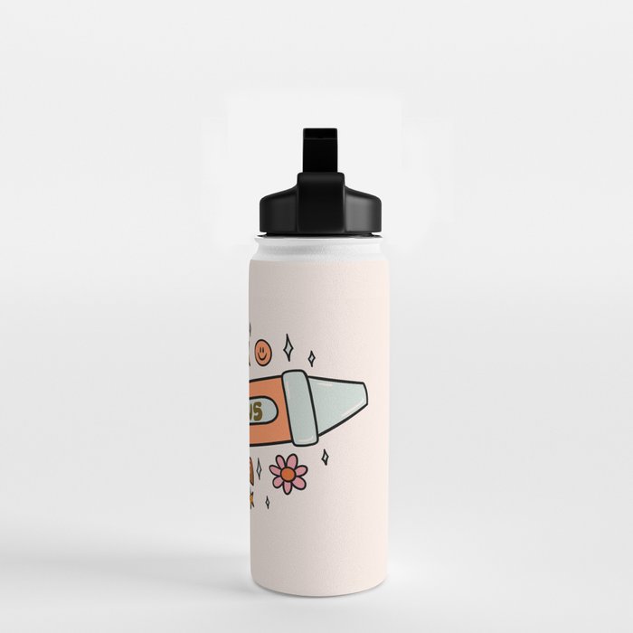 Sagittarius Crayon Water Bottle Gallery Image 2