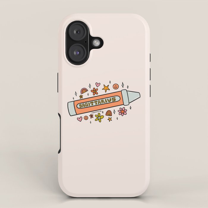 Sagittarius Crayon iPhone Case Gallery Image 1