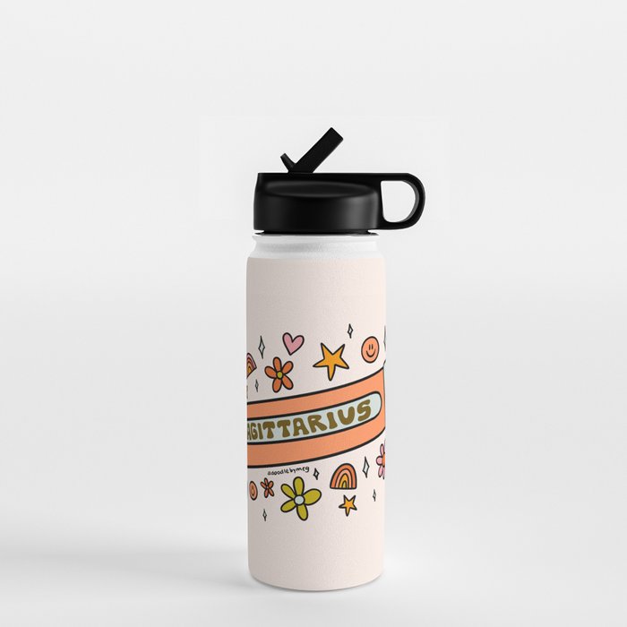 Sagittarius Crayon Water Bottle Gallery Image 1