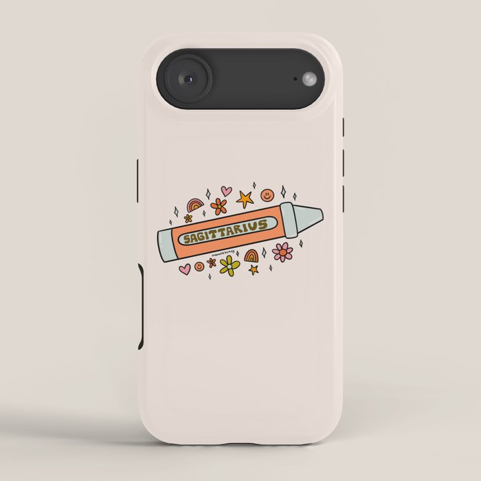 Sagittarius Crayon iPhone Case Gallery Image 2