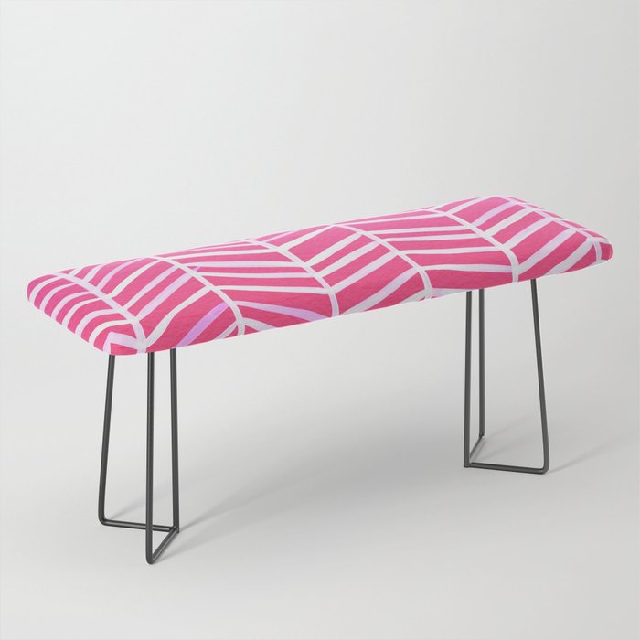 Herringbone - Pink OmbrÃ© Bench Gallery Image 1