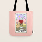 WINE READING (LIGHT) Tote Bag Gallery Image 1