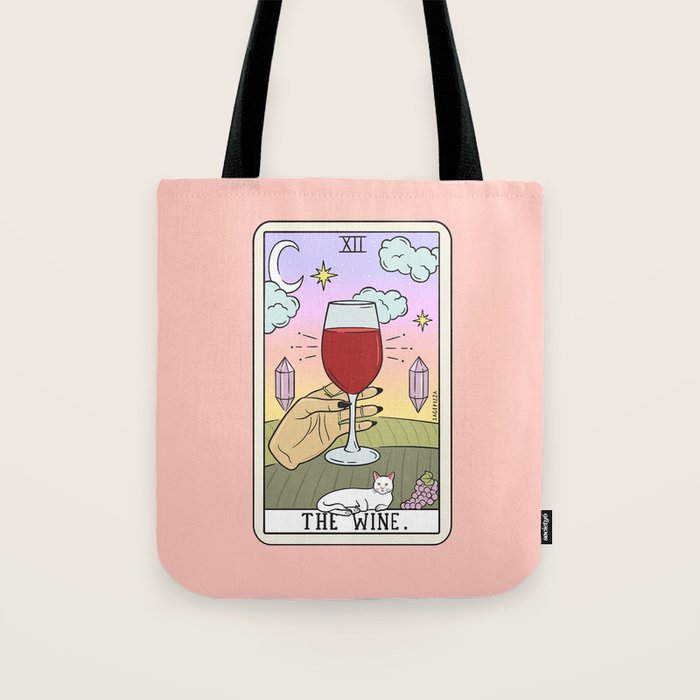 WINE READING (LIGHT) Tote Bag Gallery Image 1