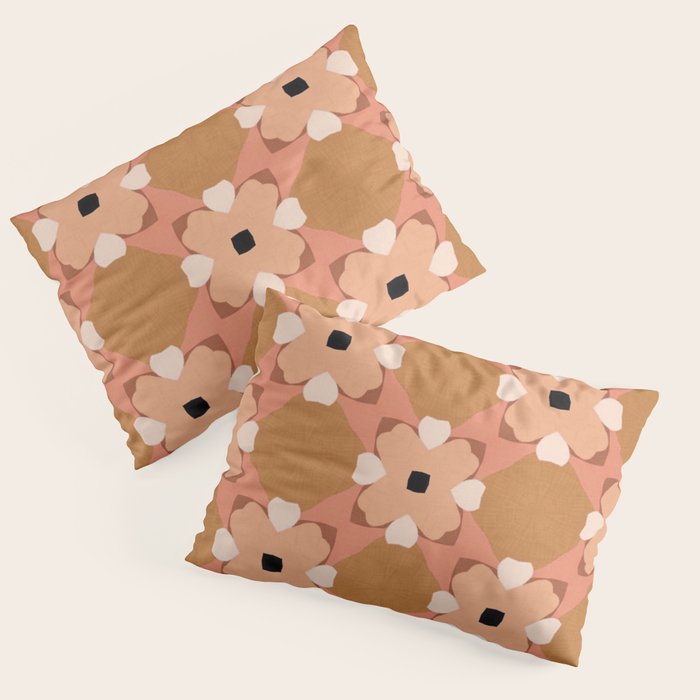 Moroccan floral rattan Pillow Sham Gallery Image 3