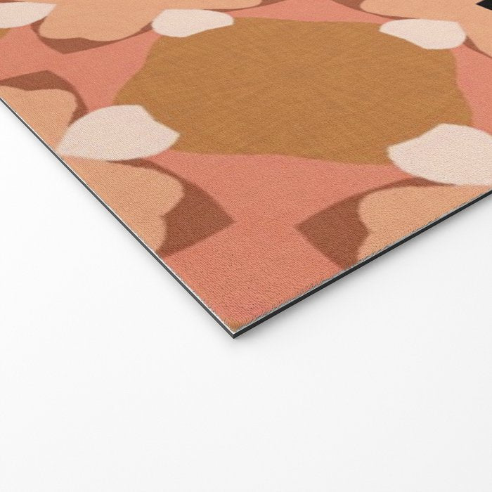 Moroccan floral rattan Welcome Mat Gallery Image 2