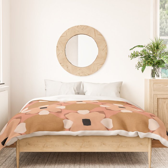 Moroccan floral rattan Duvet Cover Gallery Image 3