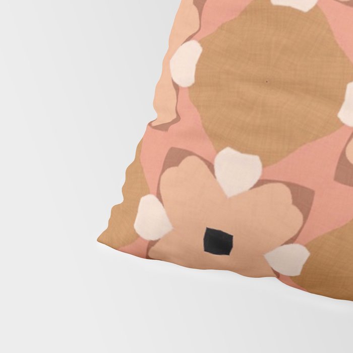 Moroccan floral rattan Pillow Sham Gallery Image 4