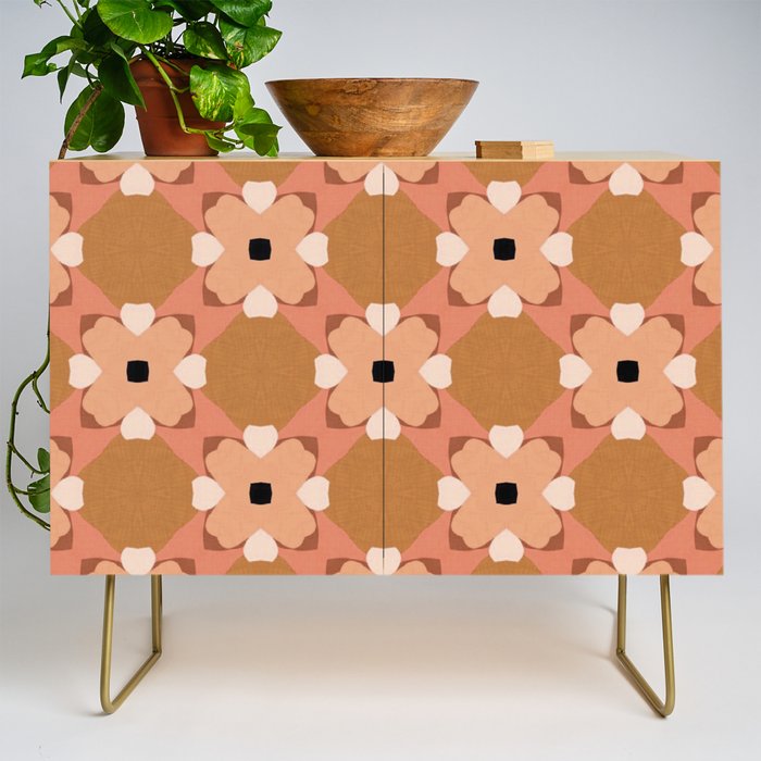 Moroccan floral rattan Credenza Gallery Image 1