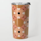 Moroccan floral rattan Travel Mug Gallery Image 2