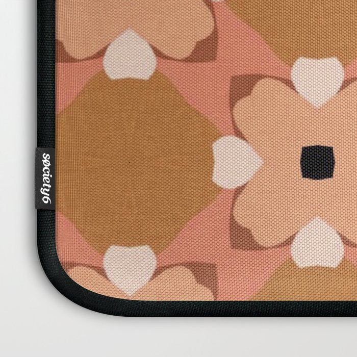 Moroccan floral rattan Laptop Sleeve Gallery Image 3