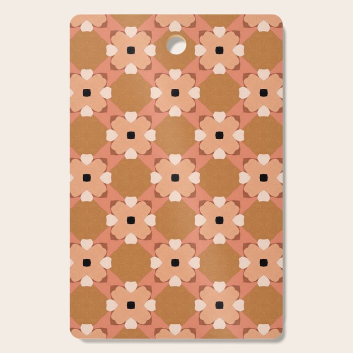 Moroccan floral rattan Cutting Board Gallery Image 1