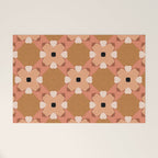 Moroccan floral rattan Welcome Mat Gallery Image 1