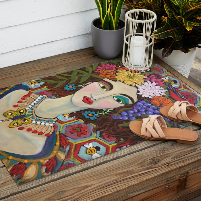 Flora Outdoor Rug Gallery Image 2