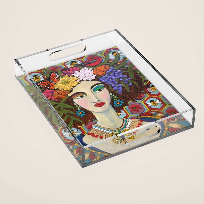 Flora Acrylic Tray Gallery Image 1