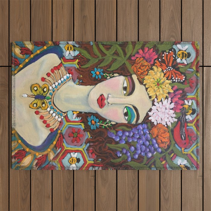 Flora Outdoor Rug Gallery Image 1