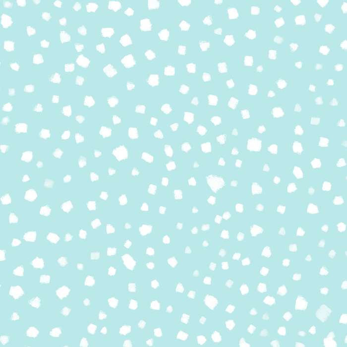 Minimal Painted Smudge Dots Pattern in Light Aqua Coffee Mug Gallery Image 2