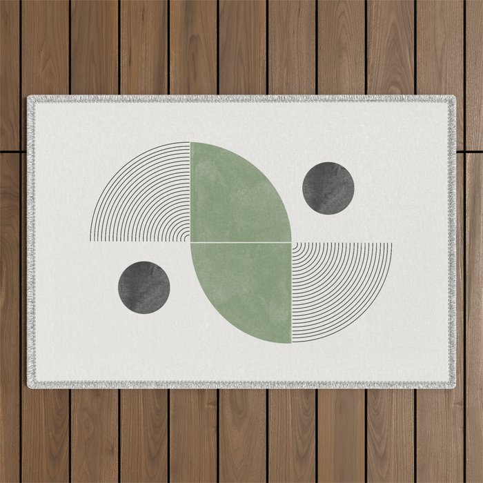Geometric Shape 01 Outdoor Rug Gallery Image 1