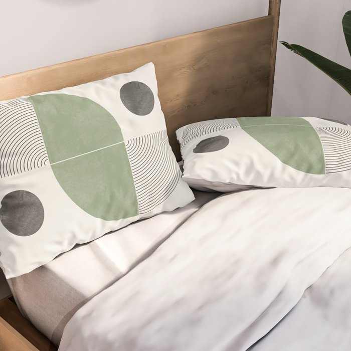 Geometric Shape 01 Pillow Sham Gallery Image 2