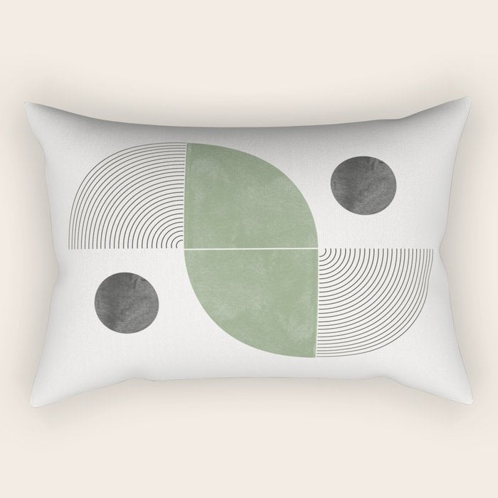 Geometric Shape 01 Rectangular Pillow Gallery Image 2