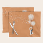 Bunny and Dandelion Bouquet Placemat Gallery Image 1