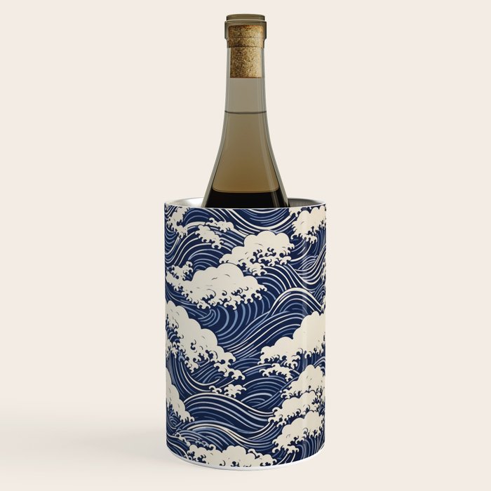 Endless Kanagawa Waves Wine Chiller Gallery Image 1