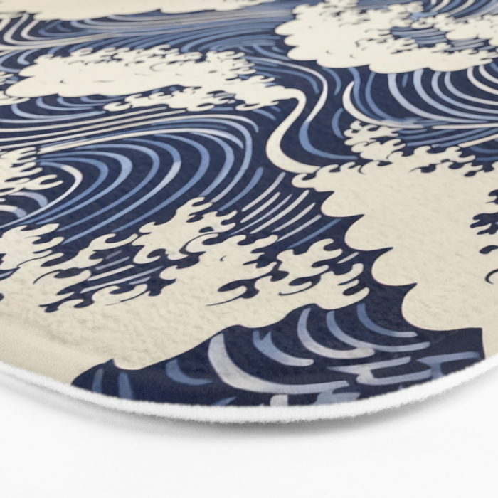 Endless Kanagawa Waves Bath Mat Gallery Image 3