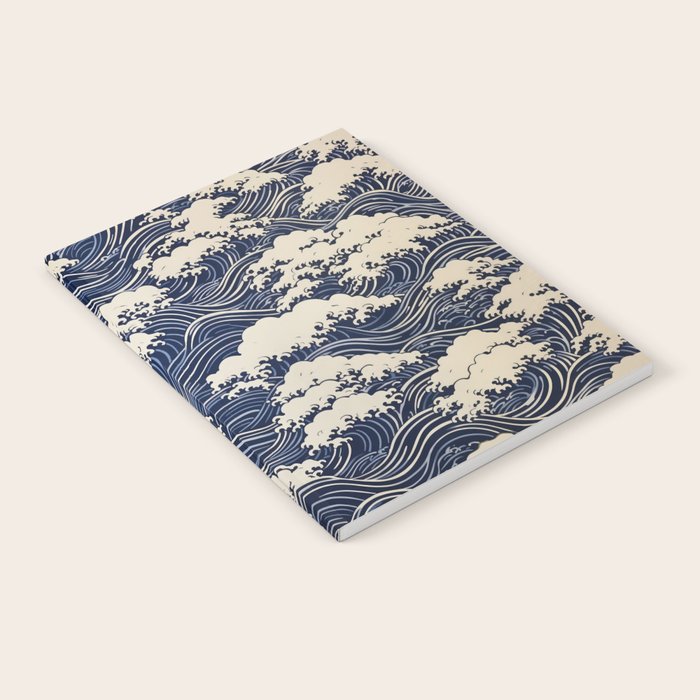Endless Kanagawa Waves Notebook