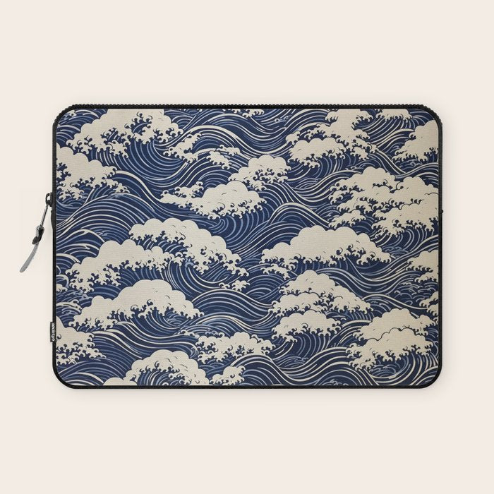 Endless Kanagawa Waves Laptop Sleeve Gallery Image 1