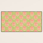 French Country Sunflower in Olive Desk Mat Gallery Image 3
