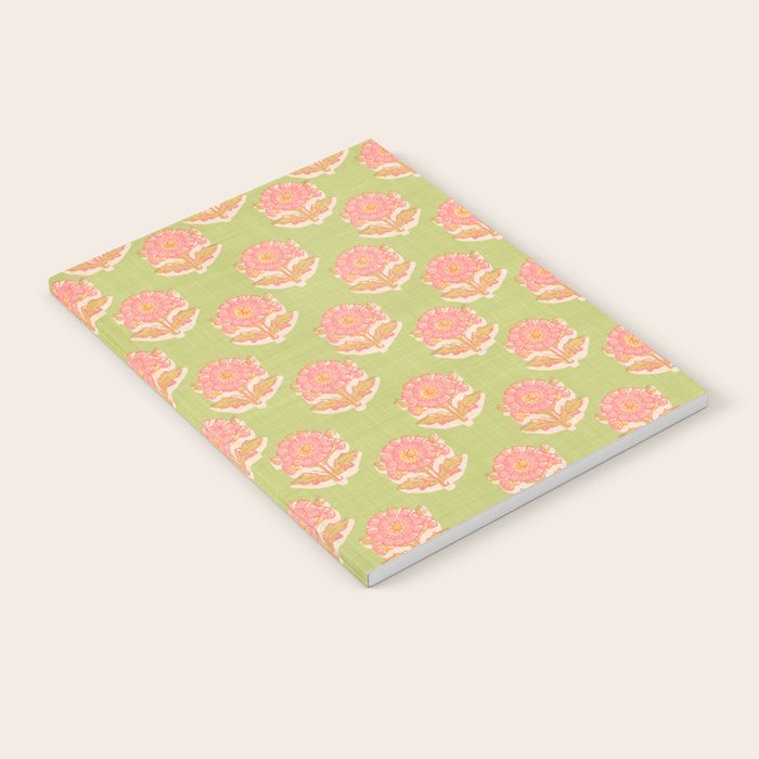 French Country Sunflower in Olive Notebook Gallery Image 1