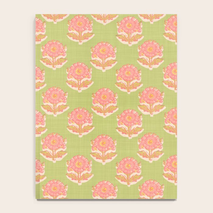 French Country Sunflower in Olive Notebook Gallery Image 4