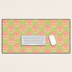 French Country Sunflower in Olive Desk Mat Gallery Image 1