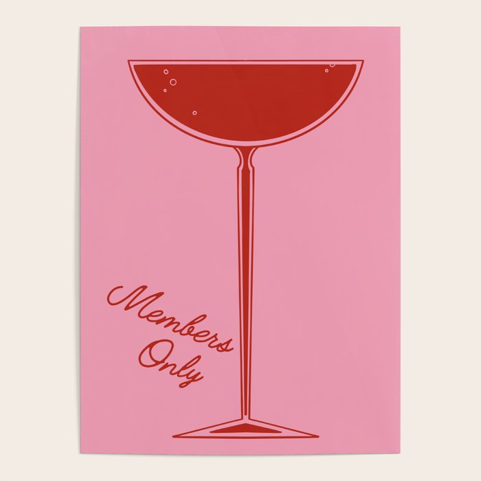 Members Only Cocktail Poster Poster Gallery Image 4