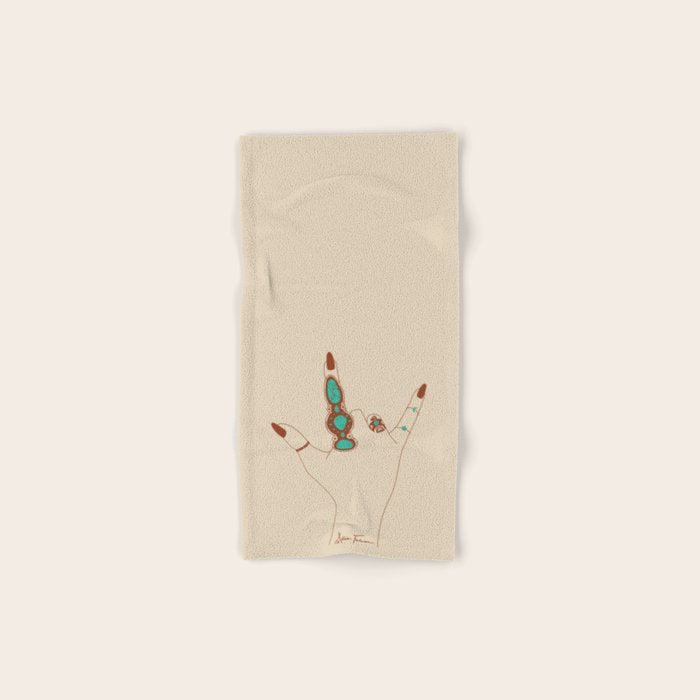 Love Language Bath Towel Gallery Image 1