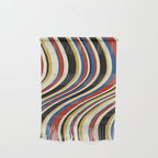 Wavy Stripes IX - Bauhaus Palette Wall Hanging Gallery Image 1