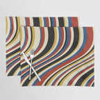 Wavy Stripes IX - Bauhaus Palette Placemat Gallery Image 1