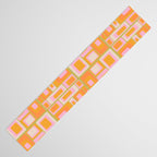 midcentury mod squares 70s tv set palette Table Runner Gallery Image 3