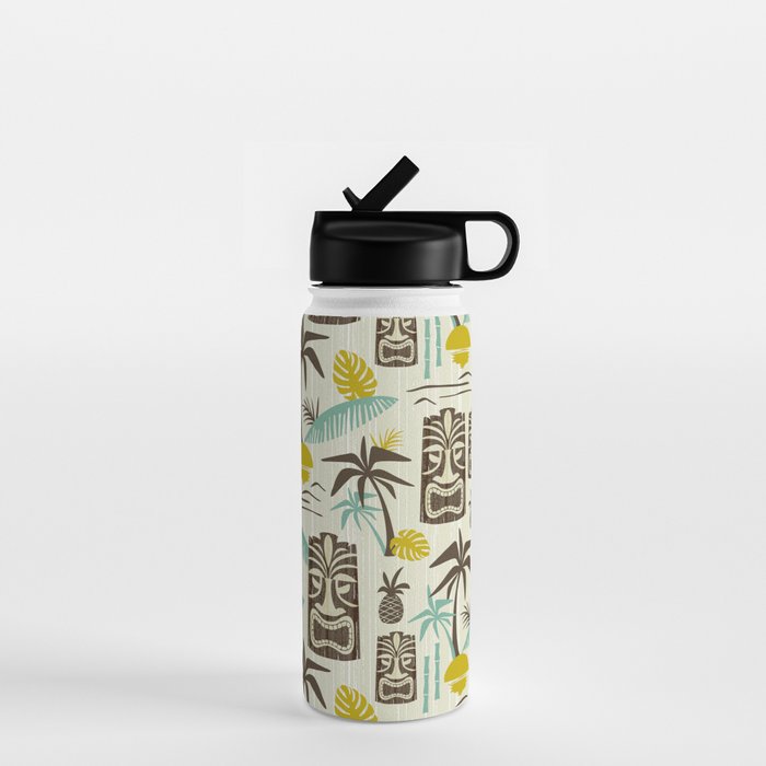 Island Tiki - Tan Water Bottle Gallery Image 1