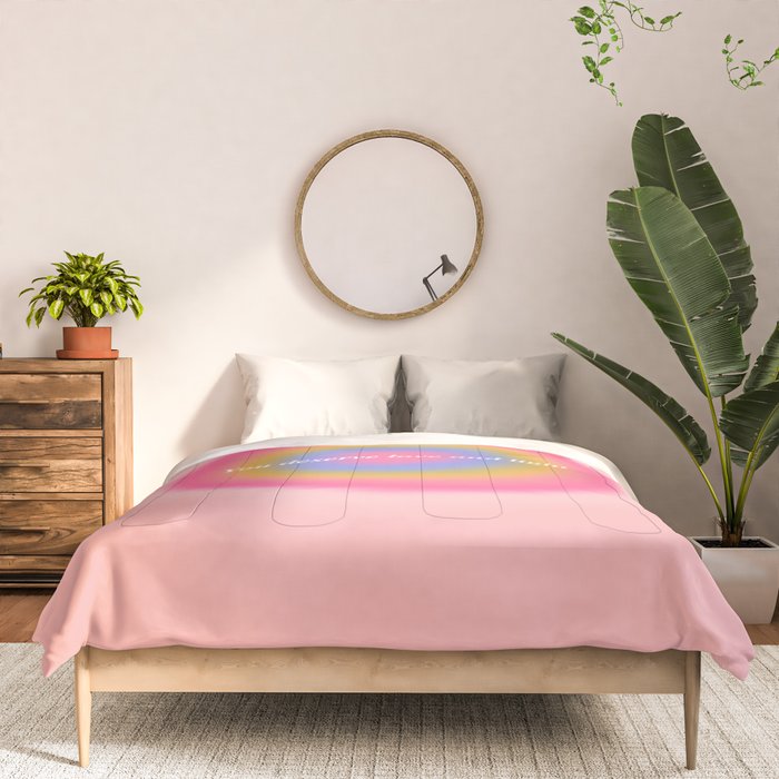 You Deserve Love And Light - Aura Gradient  Comforter Gallery Image 3