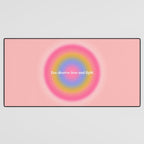 You Deserve Love And Light - Aura Gradient  Desk Mat Gallery Image 3