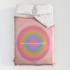 You Deserve Love And Light - Aura Gradient  Duvet Cover Gallery Image 6